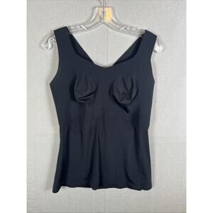 Evelyn And Bobbie Black Sculpting Tank Top - Women's Shaping Top